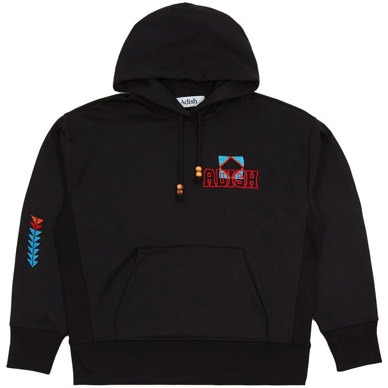 Kharaz Logo Hooded Sweatshirt 'Black' 1