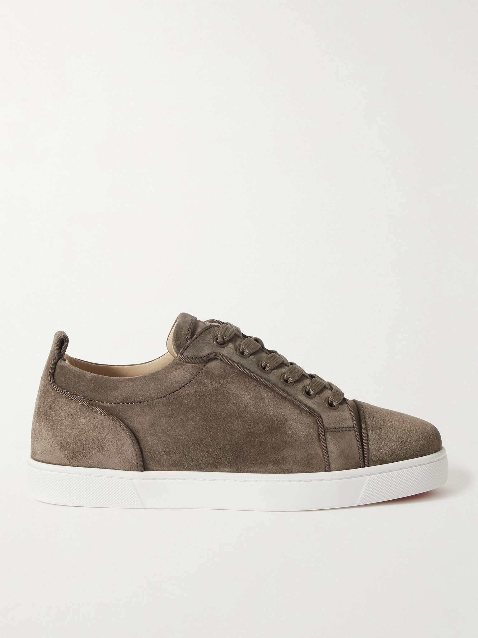 Louis Junior Orlato Grosgrain-Trimmed Suede Sneakers - 1