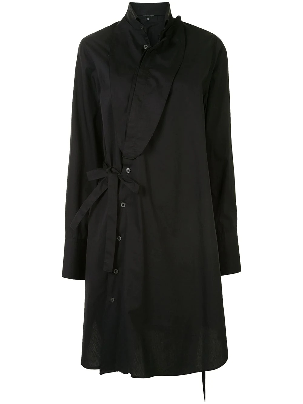 poplin wrap dress - 1