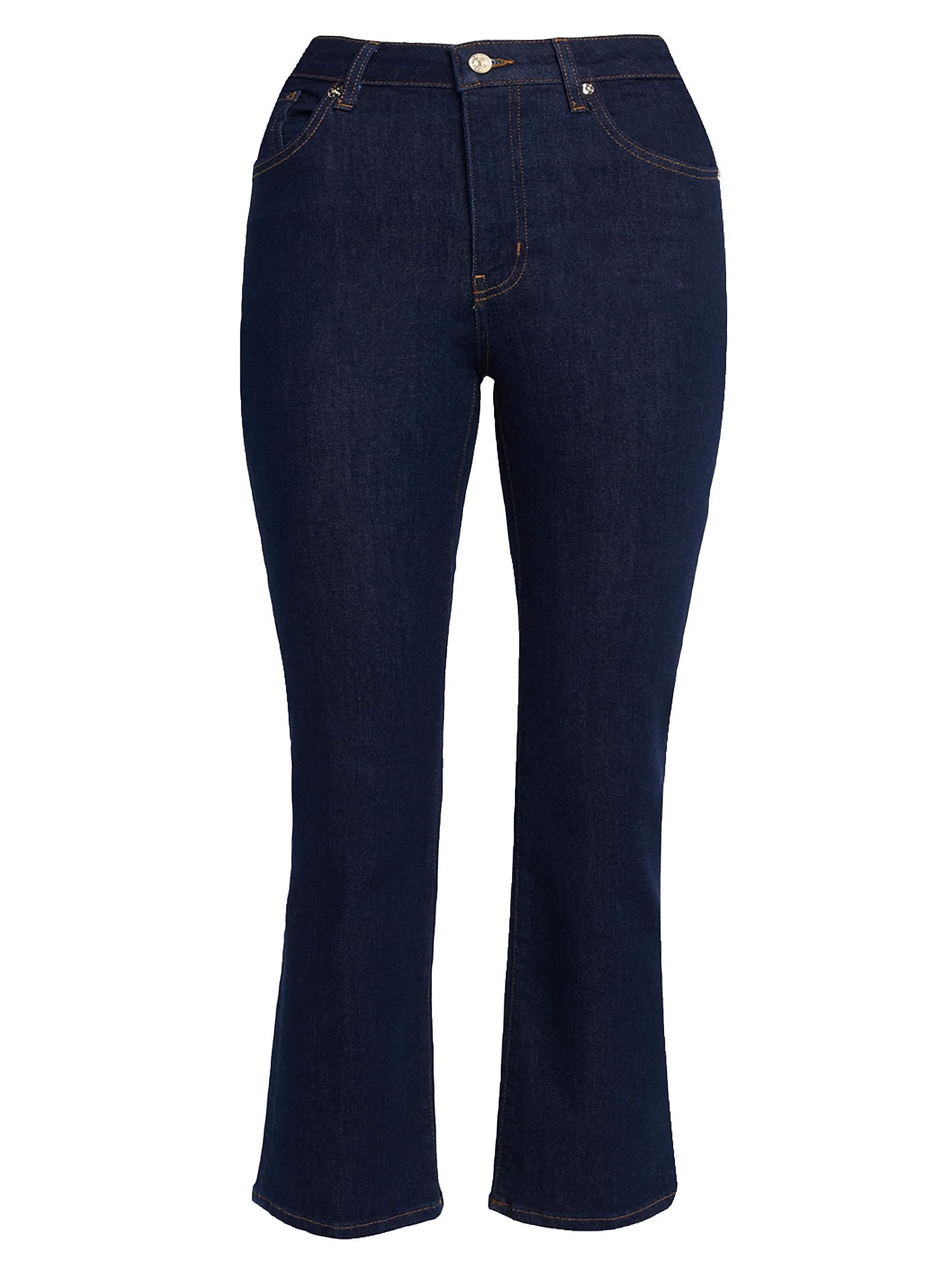 Women's The Reboot Crop High-Rise Jeans - Dark Blue - 1