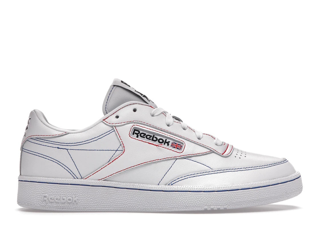 Reebok Club C 85 Bape White Contrast Stitch - 1