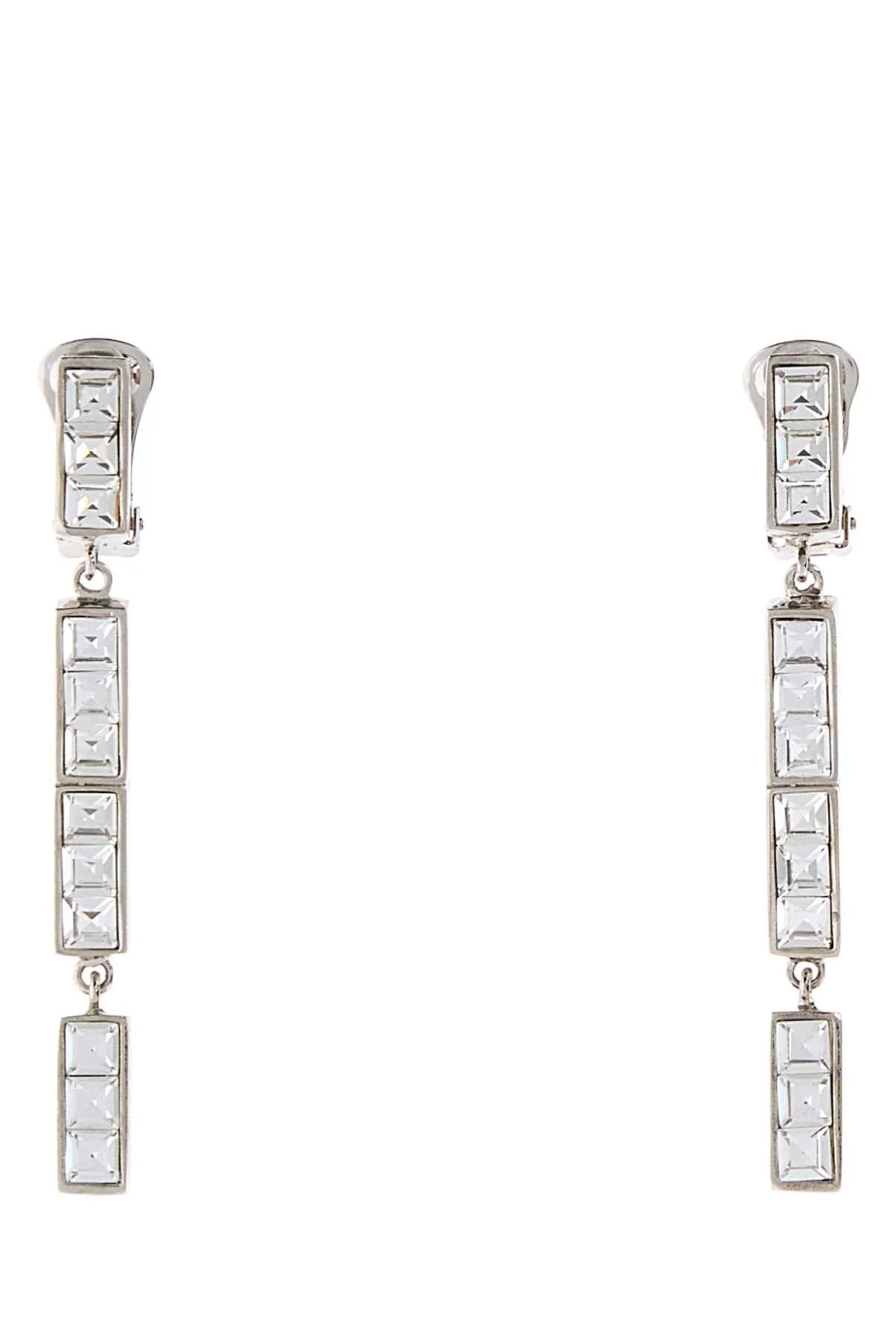 Alessandra Rich Women Embellished Metal Earrings - 1