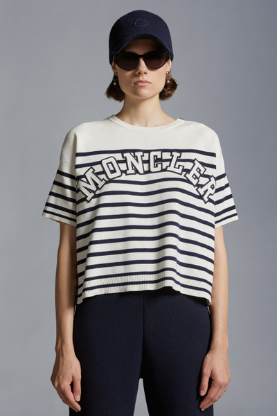 Moncler Striped Logo T-Shirt outlook