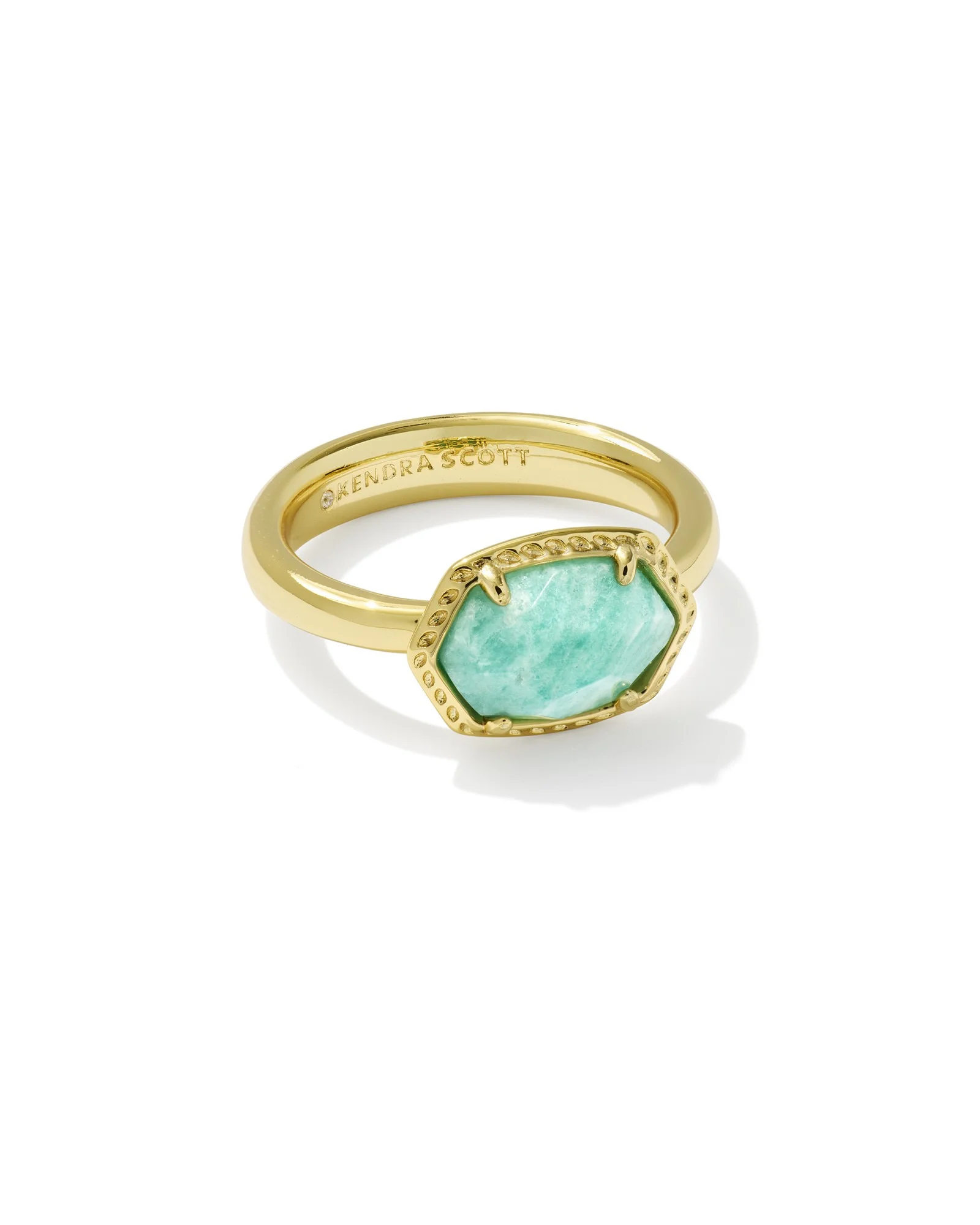 Daphne Gold Frame Band Ring - 1