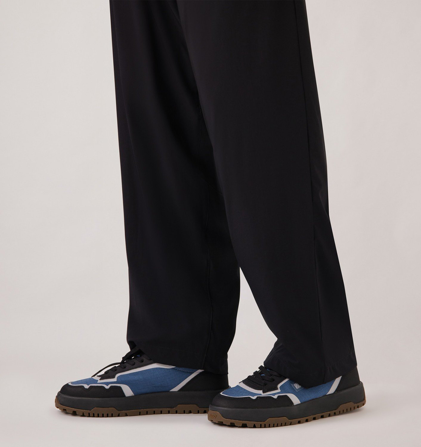 WILDPACE LOW SNEAKERS IN RIPSTOP NYLON AND LEATHER COLOR DARK BLUE AND BLACK - 2