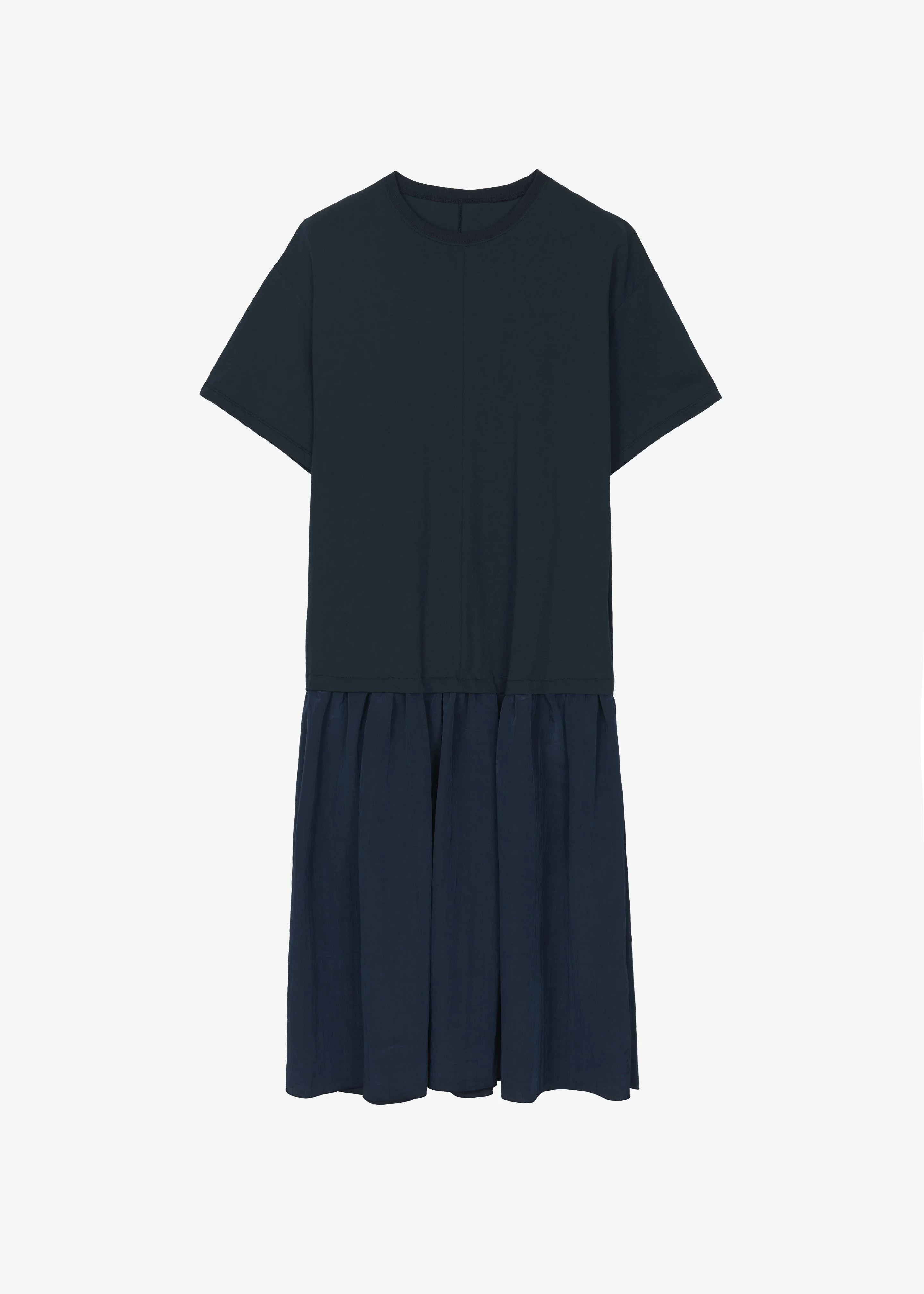 Endell Drop-Waist T-Shirt Dress - Navy - 1