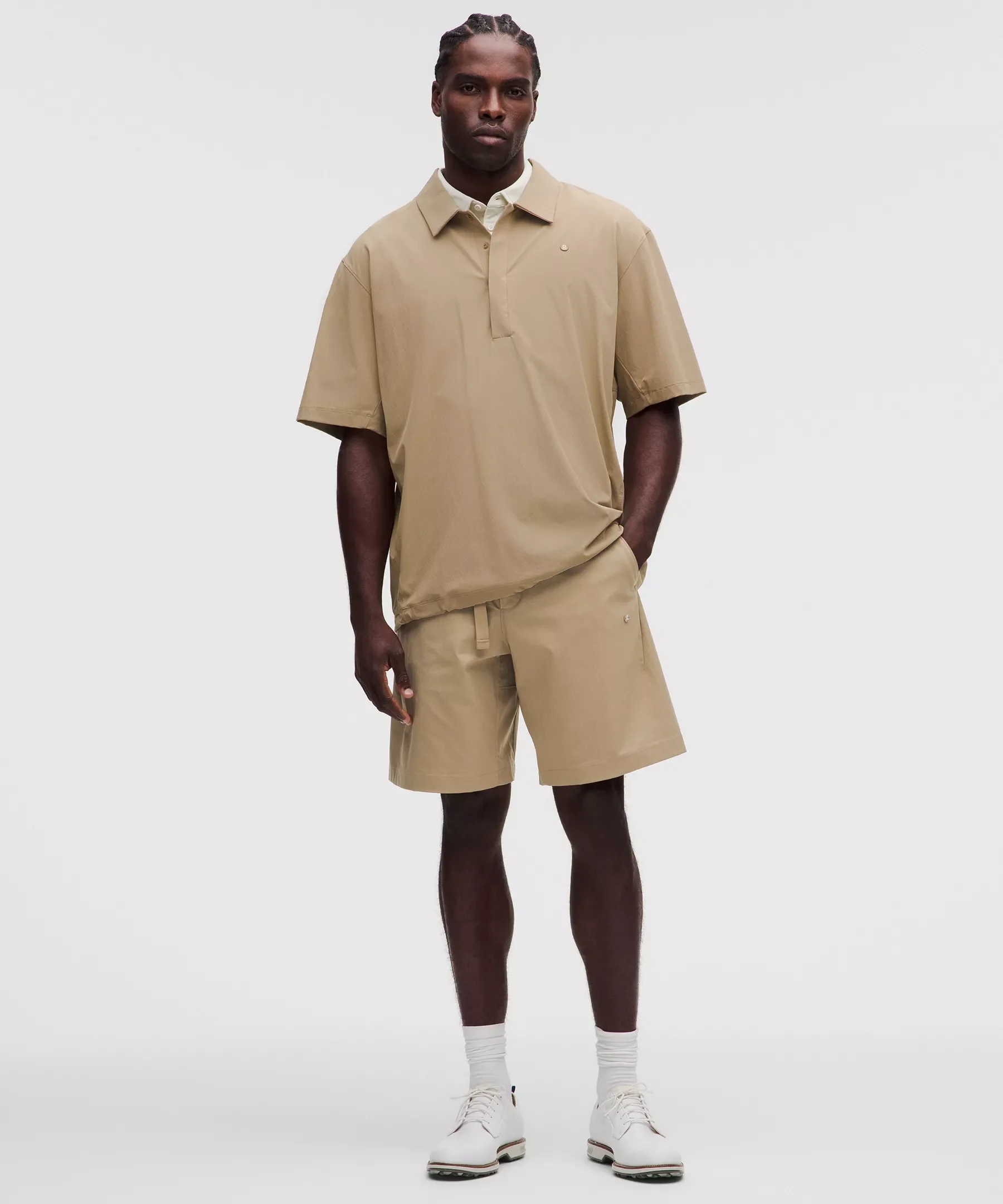 Stretch Twill Relaxed-Fit Golf Short 9" - 1