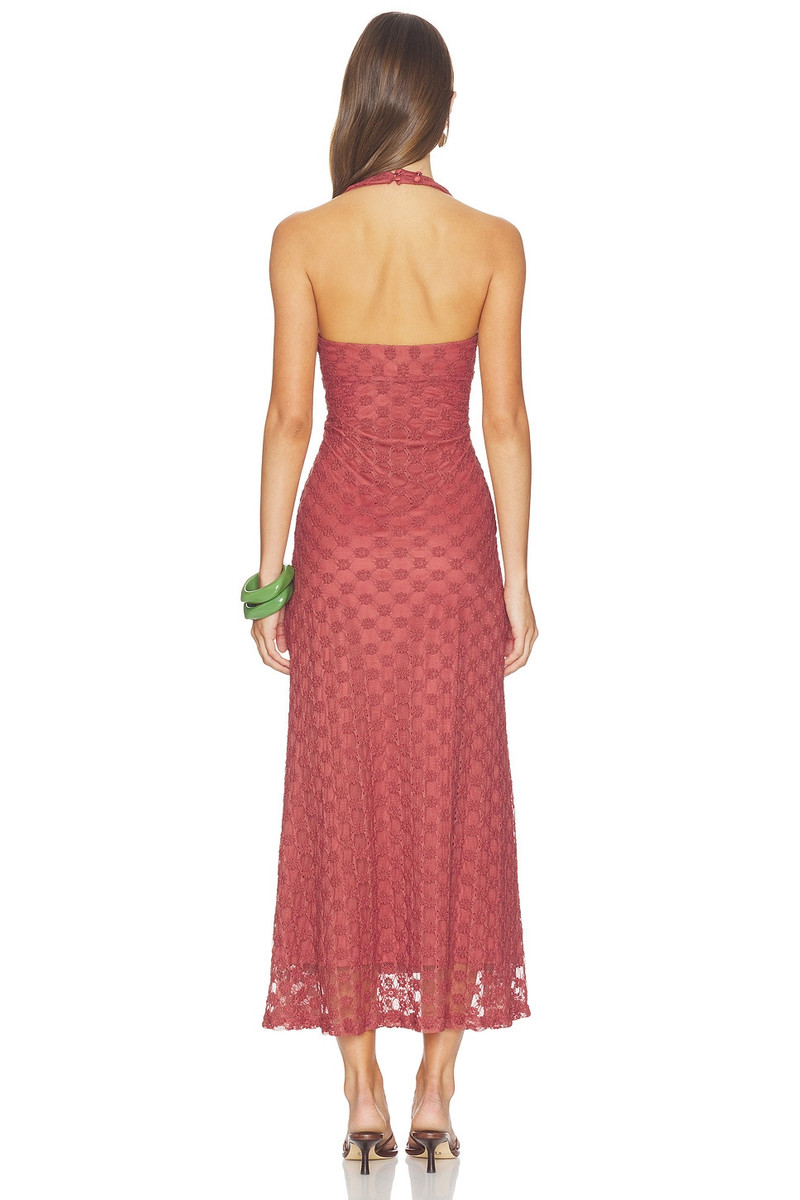 BARDOT Mariko Halter Neck Midi Dress outlook