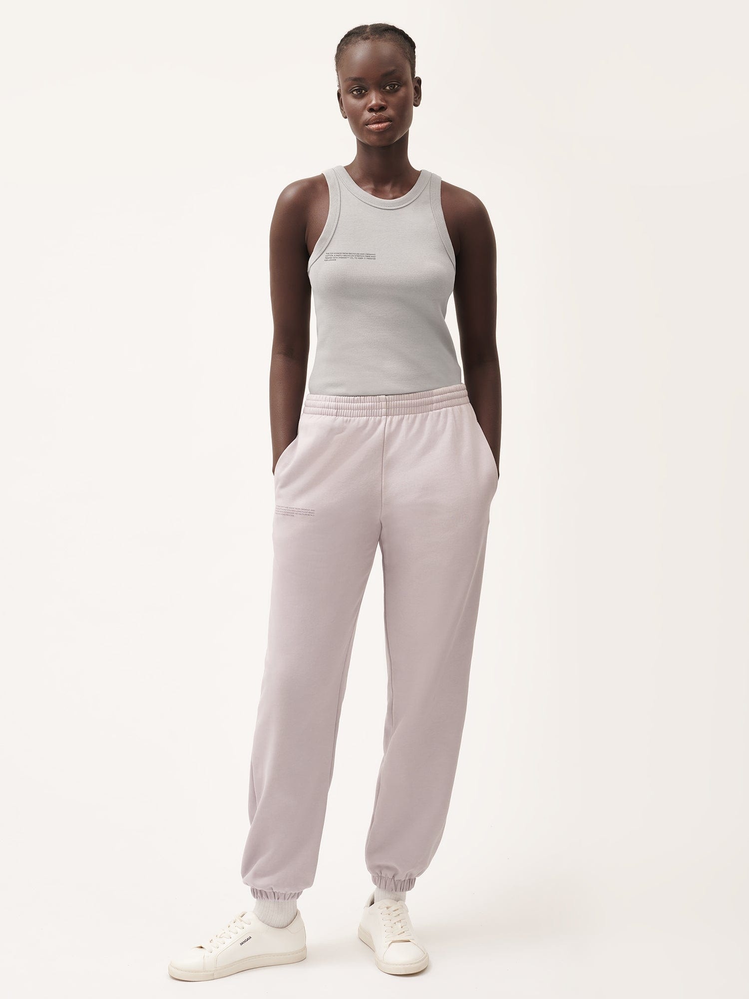 Womens Natural Dye Track Pants - Daylight Purple - 2