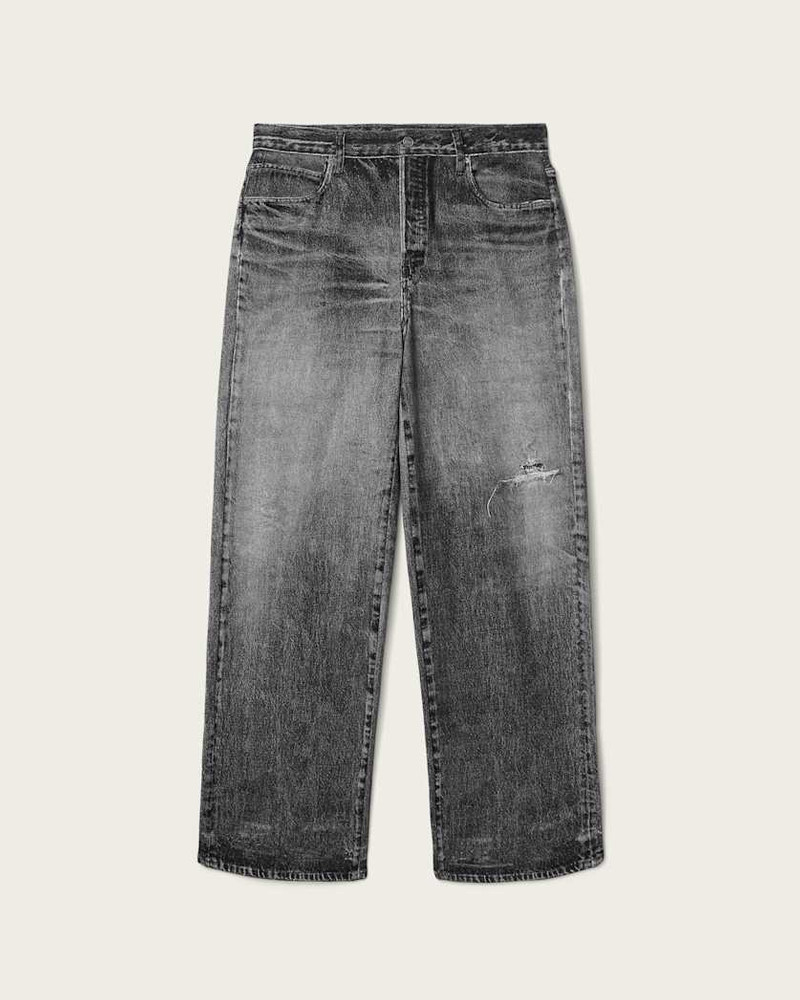 LENNY ILLUSION OF DENIM WIDE LEG PANTS 1