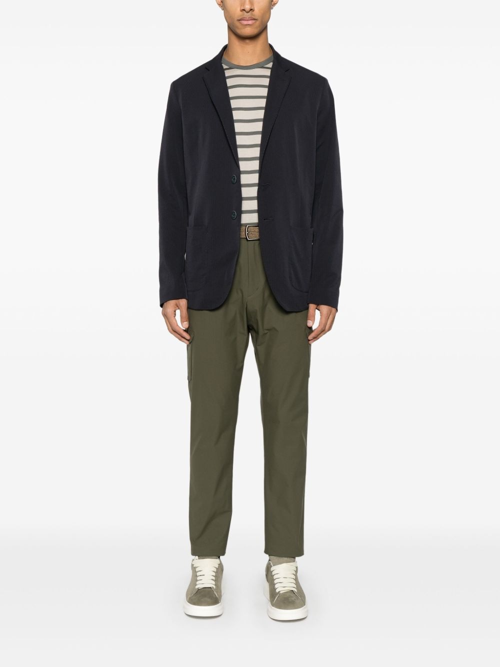 seersucker blazer - 2