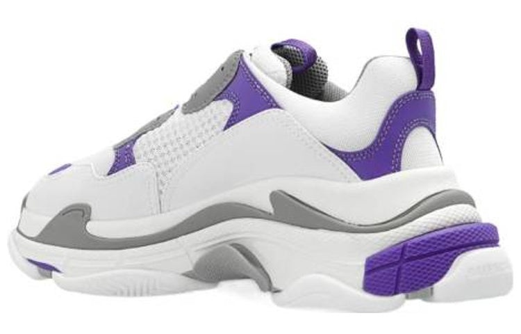 (WMNS) Balenciaga Triple S 'White Purple' 524039W2FW59551 - 3