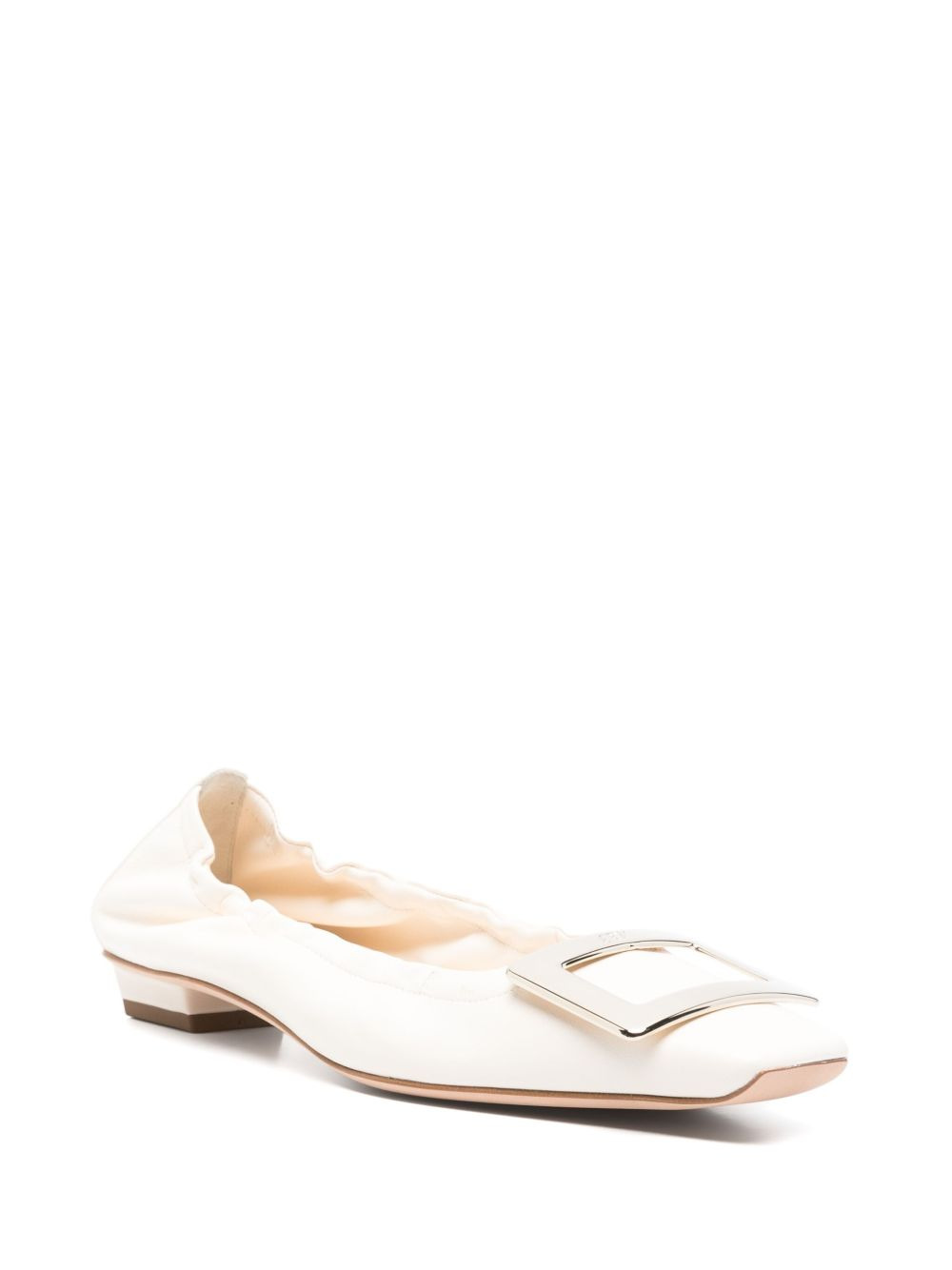Roger Vivier Women Belle Vivier Leather Ballet Flats - 4