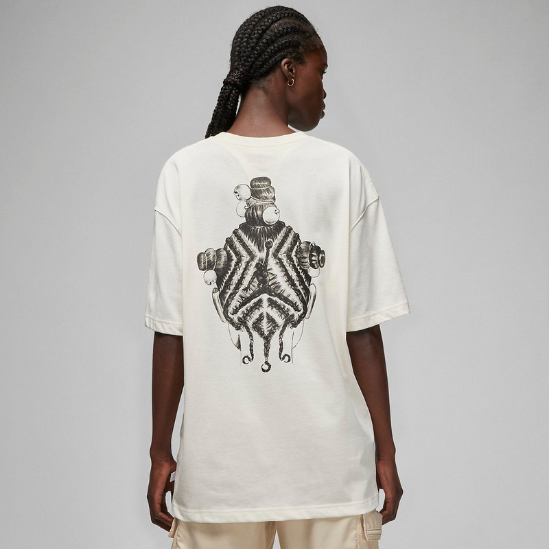 Jordan Air Jordan Brand x Bephies Beauty Supply T-Shirt 'Beige' DR1904-110 outlook