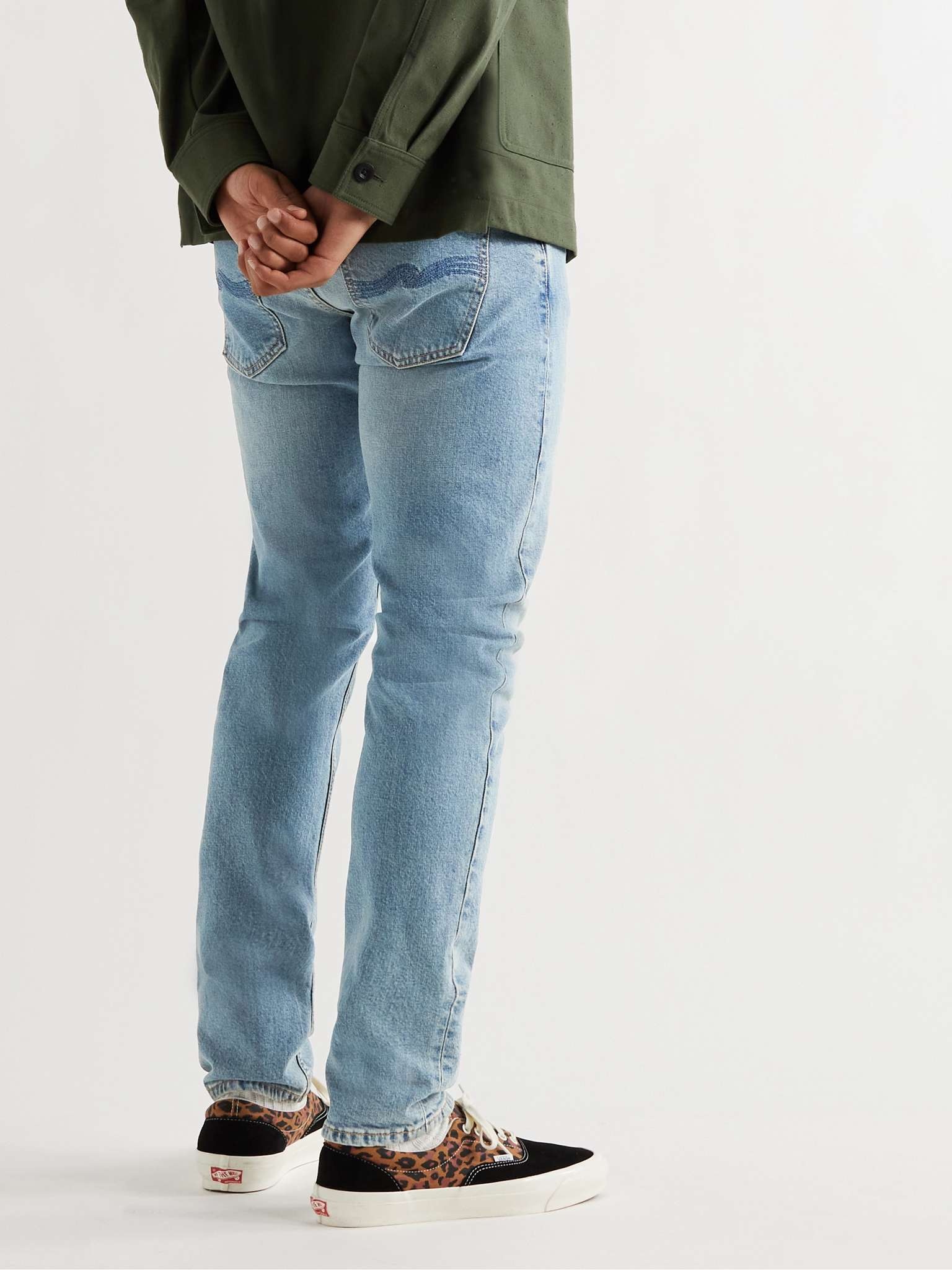 Lean Dean Slim-Fit Tapered Organic Stretch-Denim Jeans - 4