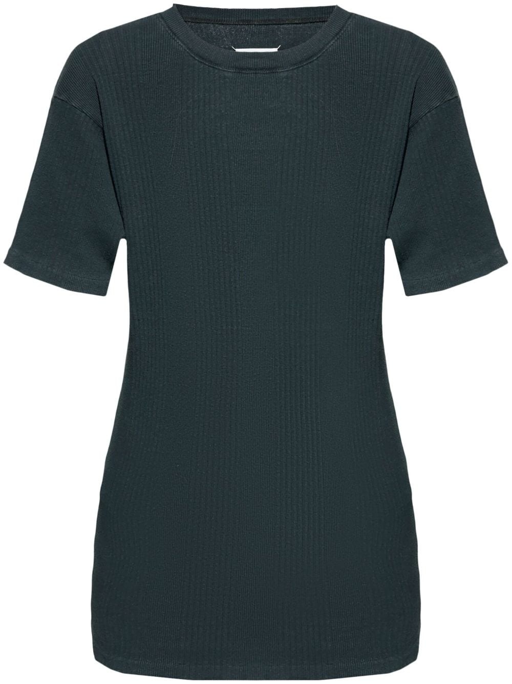 cotton ribbed T-shirt - 1