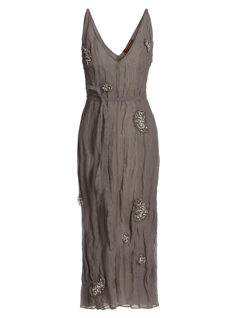 Women's Cheryl Emebllished Midi-Dress - Truffle 1