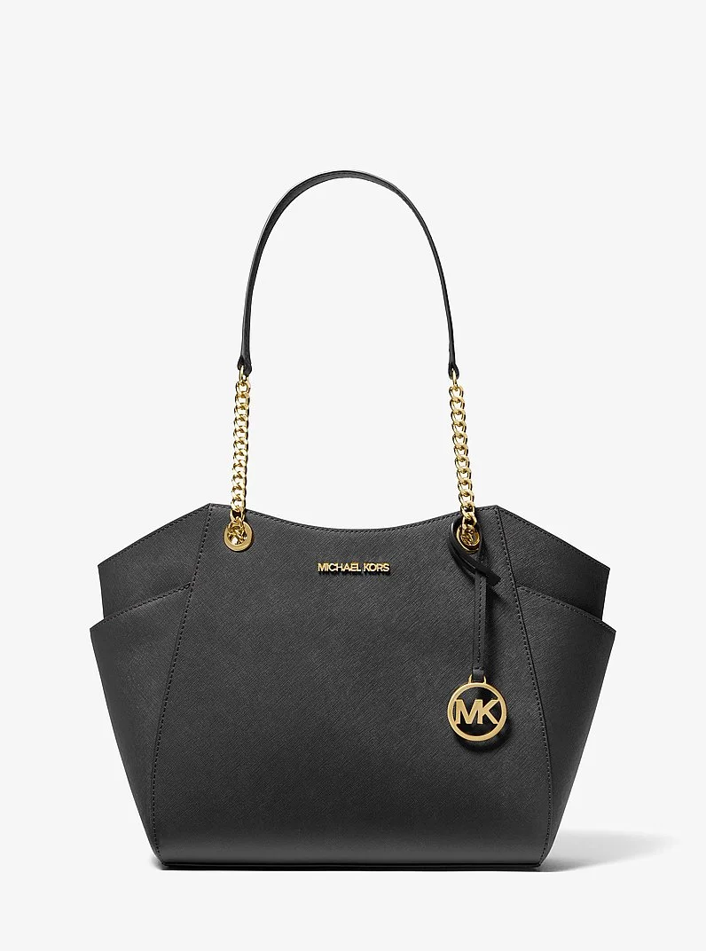 Jet Set Large Saffiano Leather Shoulder Bag - 1