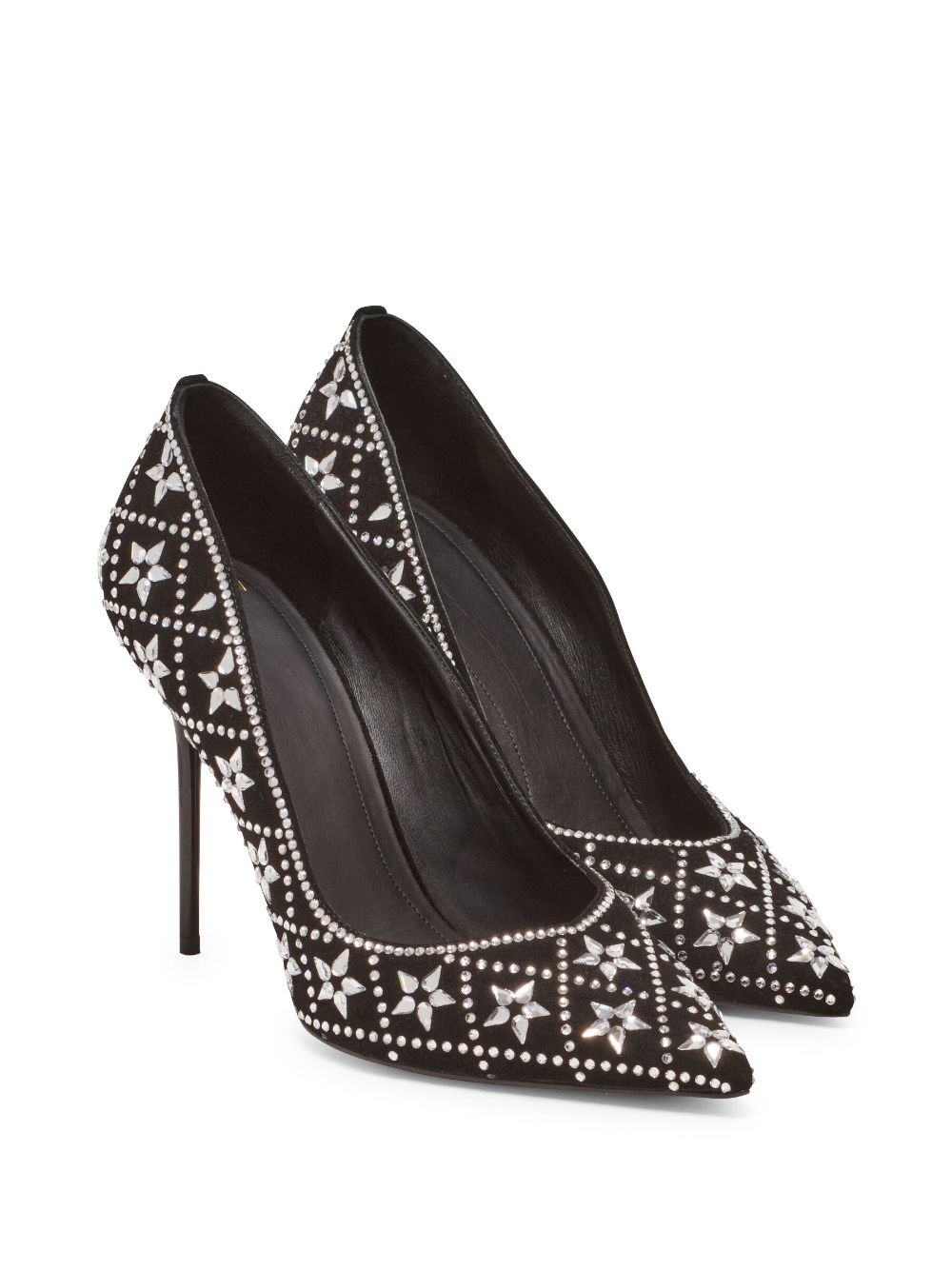 Ruby 95mm crystal-embellished pumps - 2