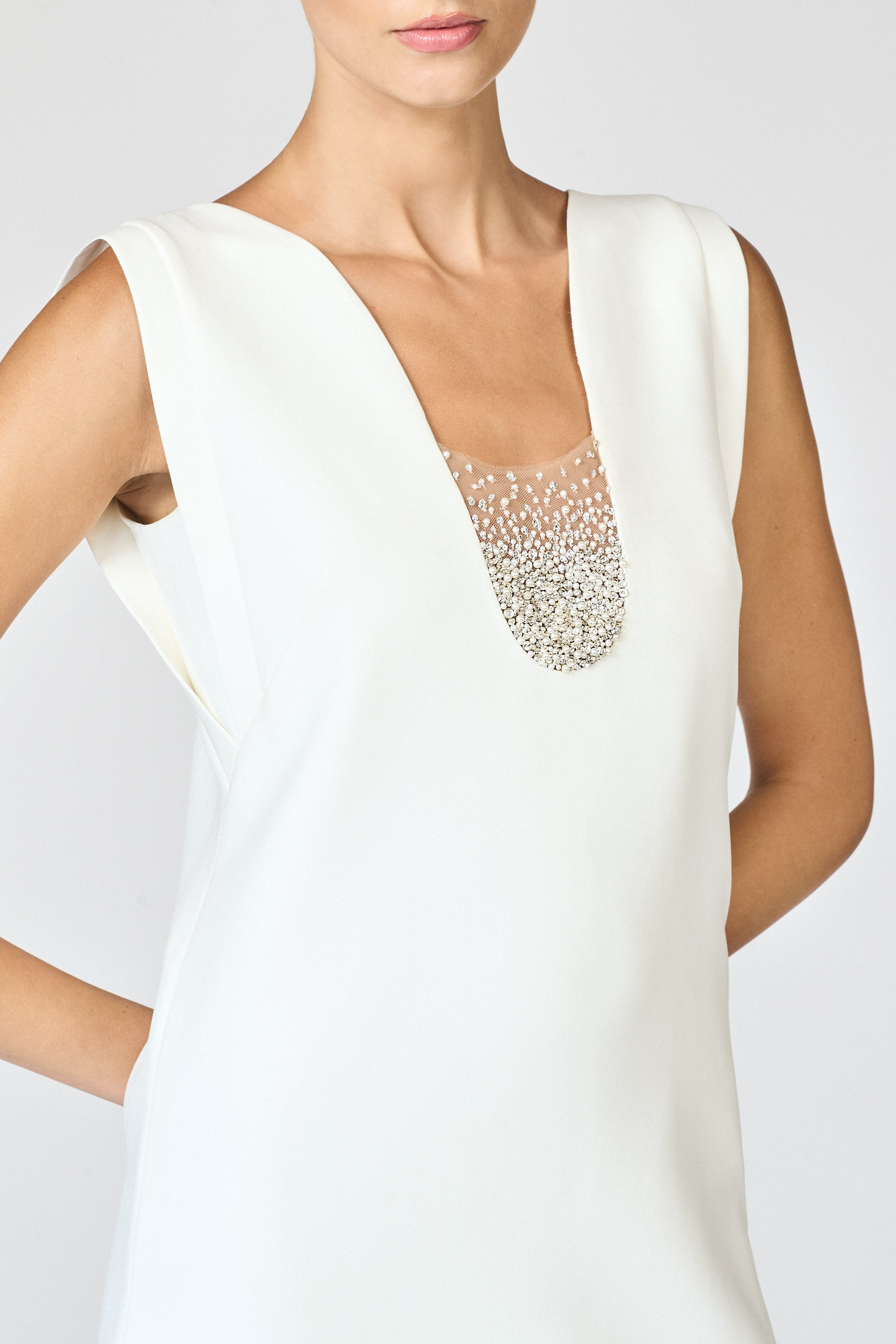 CECILY DRESS - IVORY - 2