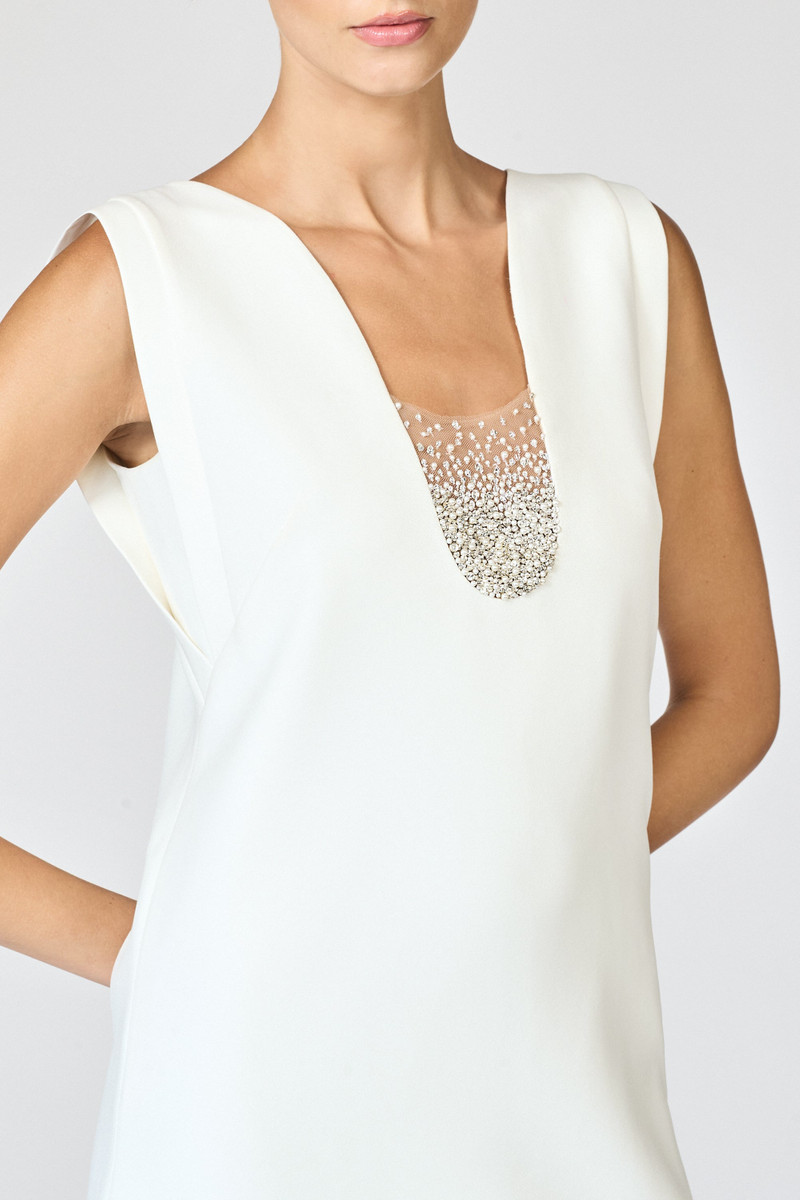 SACHIN & BABI CECILY DRESS - IVORY outlook