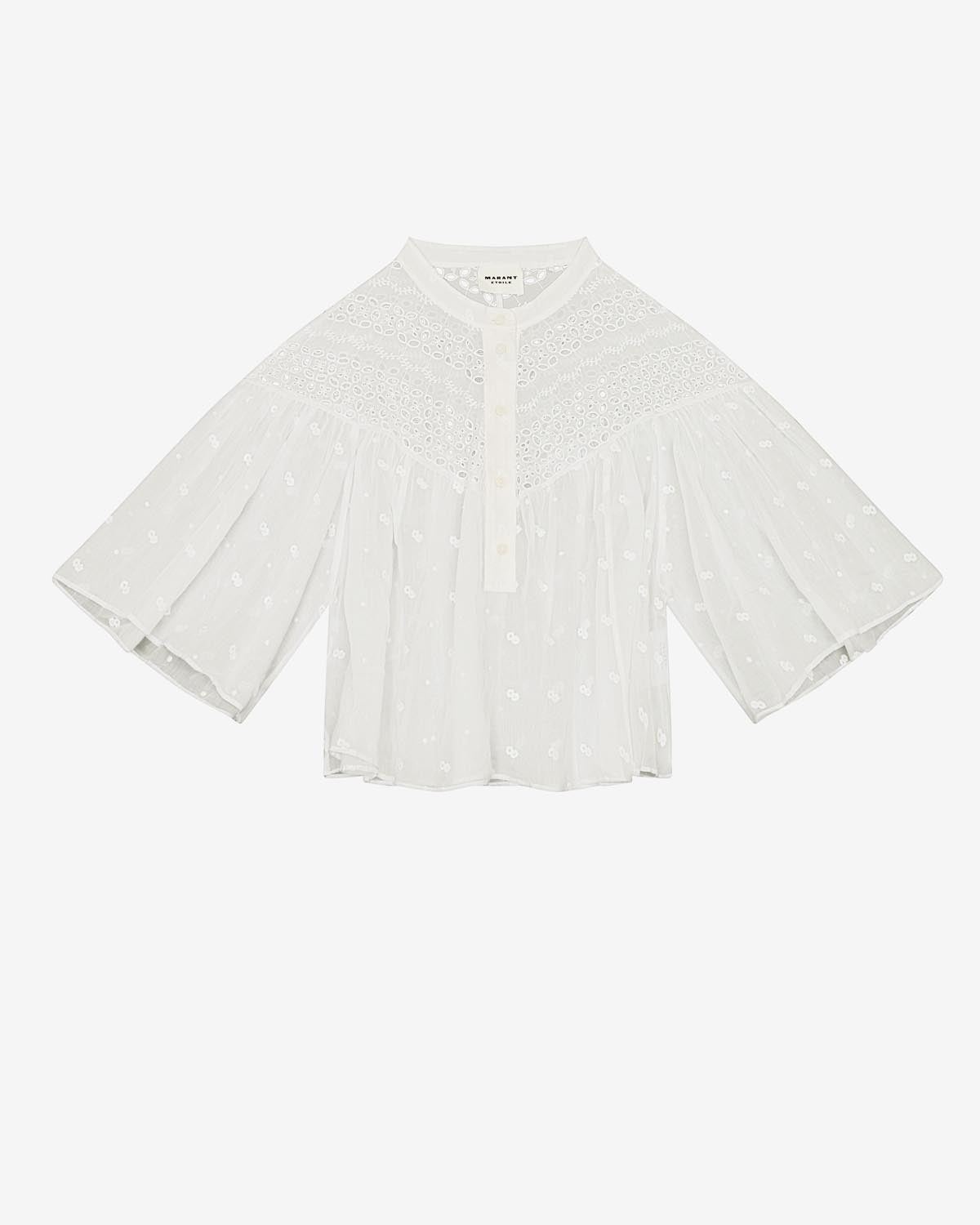 【Marant Etoile】 Safiアシンメトリーレーストップ Marant Etoile Safi asymmetric lace top Isabel Marant Etoile
