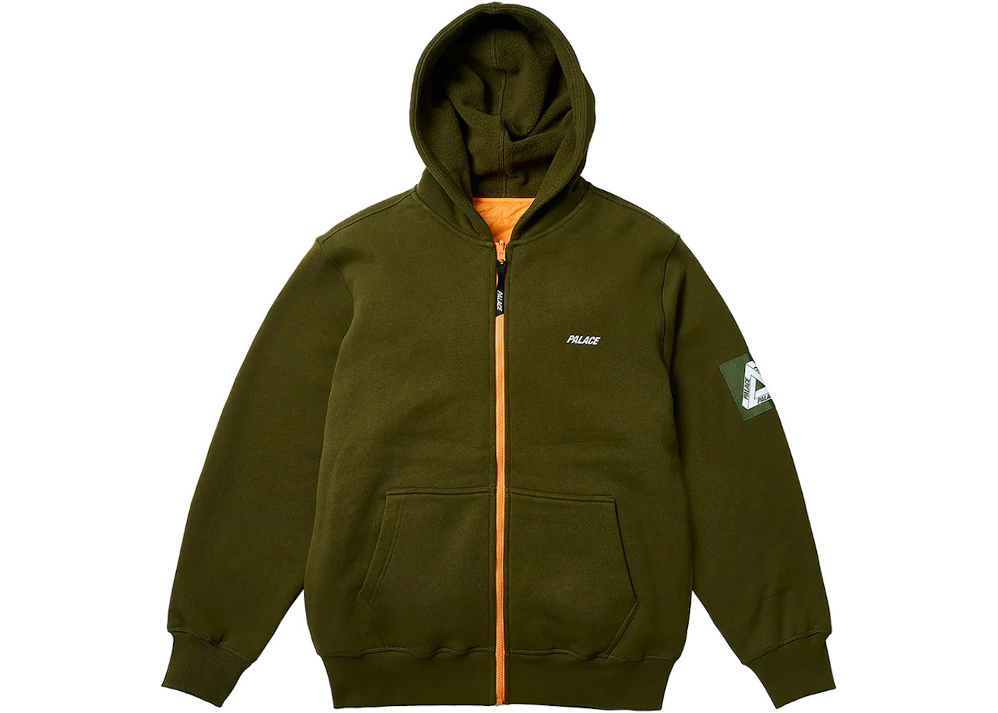 Palace Reversible Vest Hood The Deep Green - 3