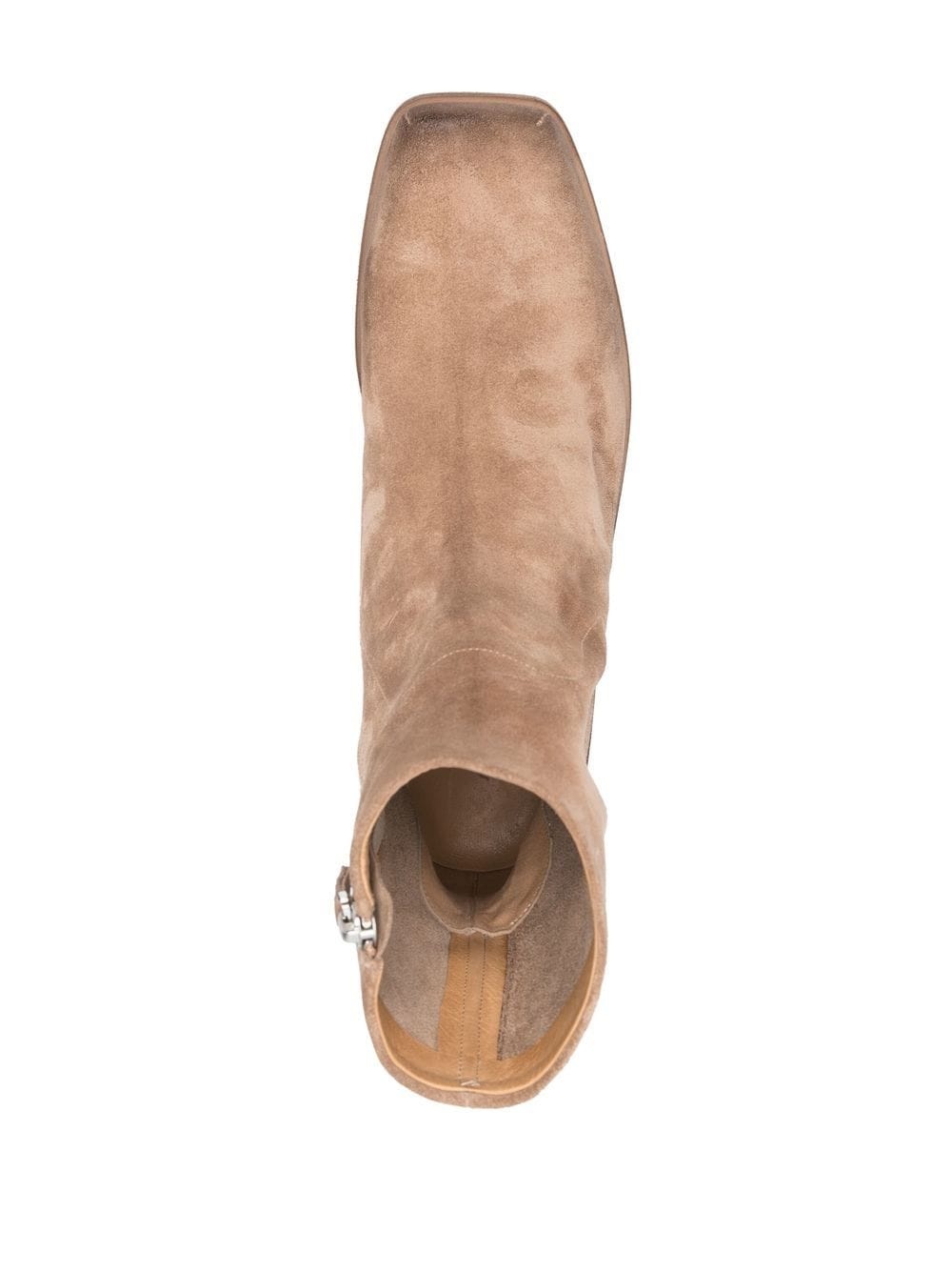 square-toe ankle boots - 4