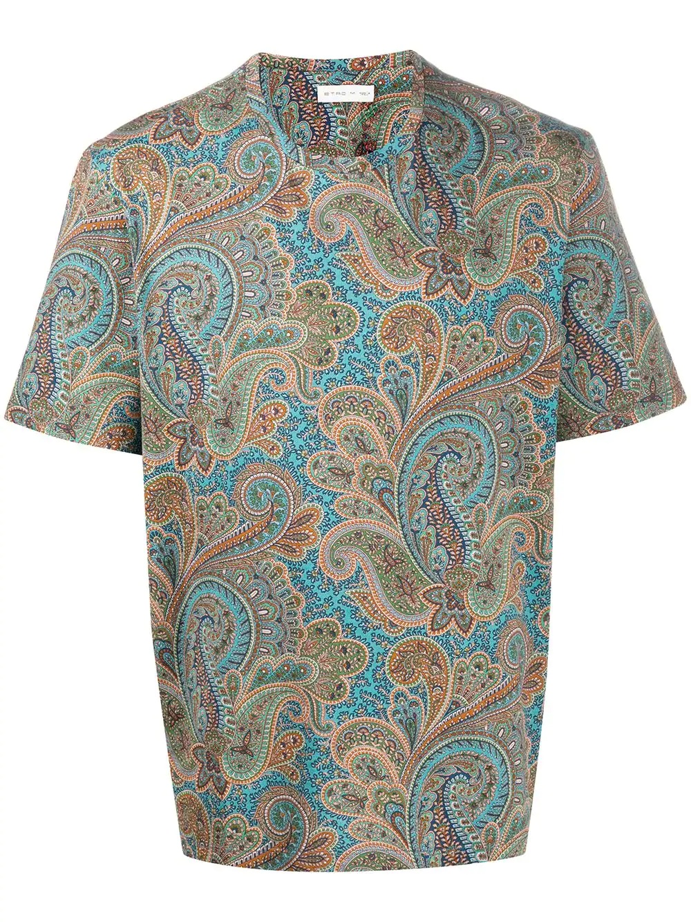 paisley print T-shirt - 1