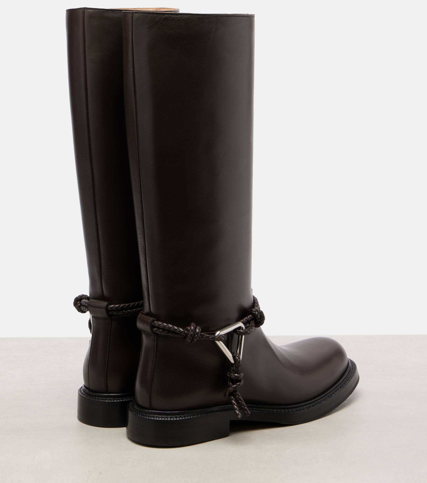 James leather knee-high boots - 2