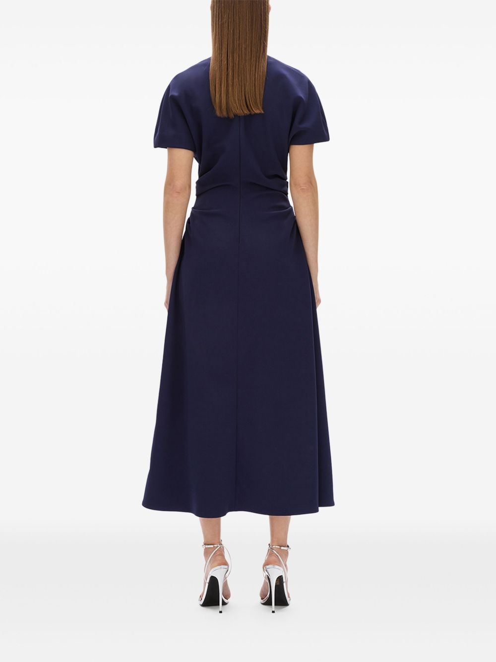 Orion pleated detail midi dress - 4