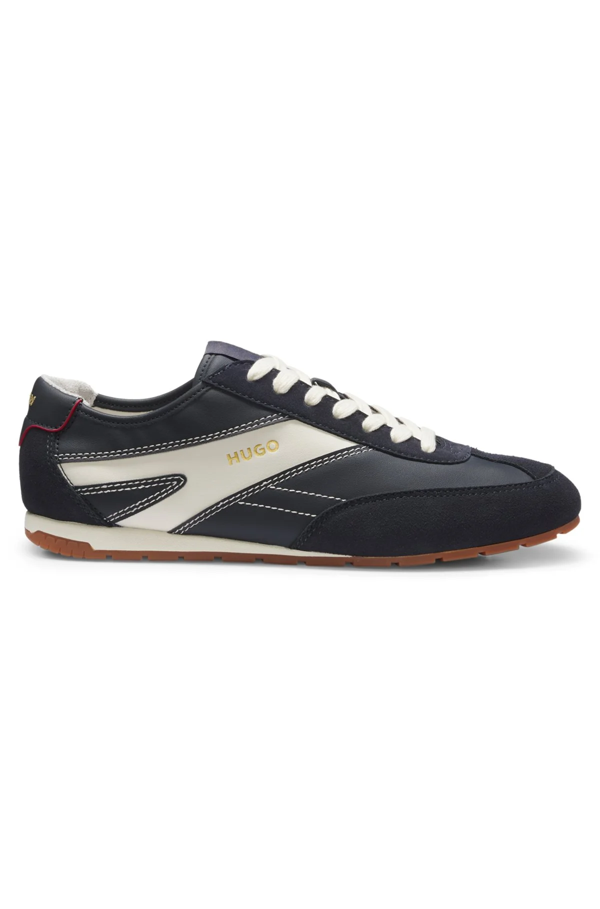 SUEDE-PANELED SNEAKERS WITH A RETRO SILHOUETTE - 1