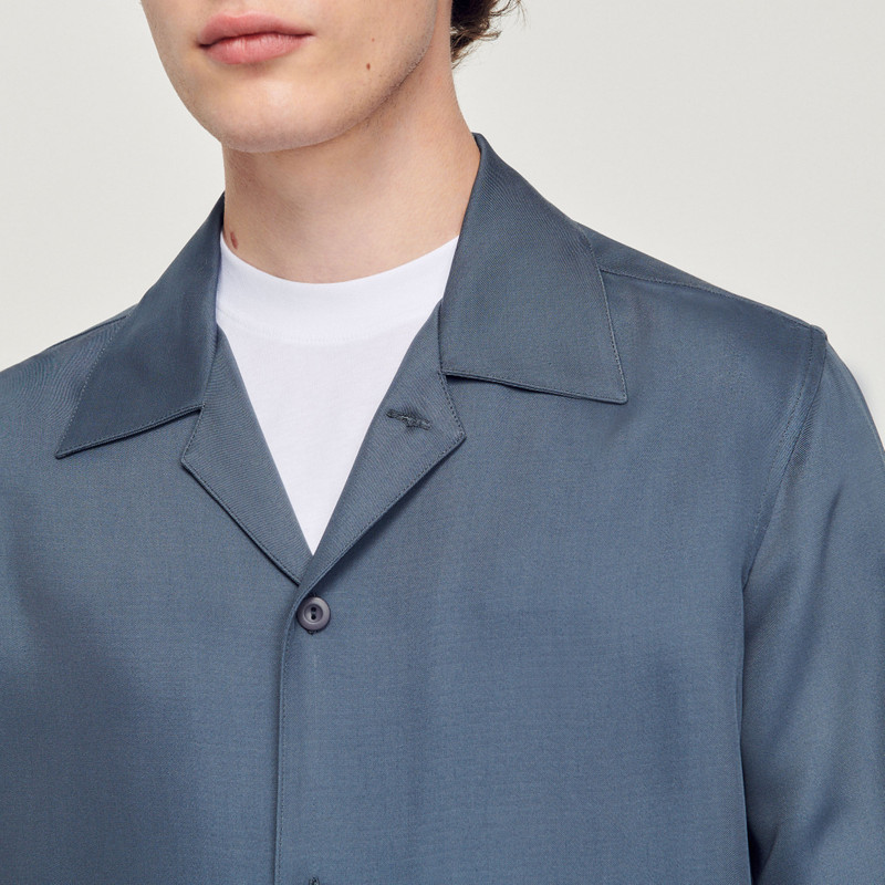 Floaty shirt with spread collar 4