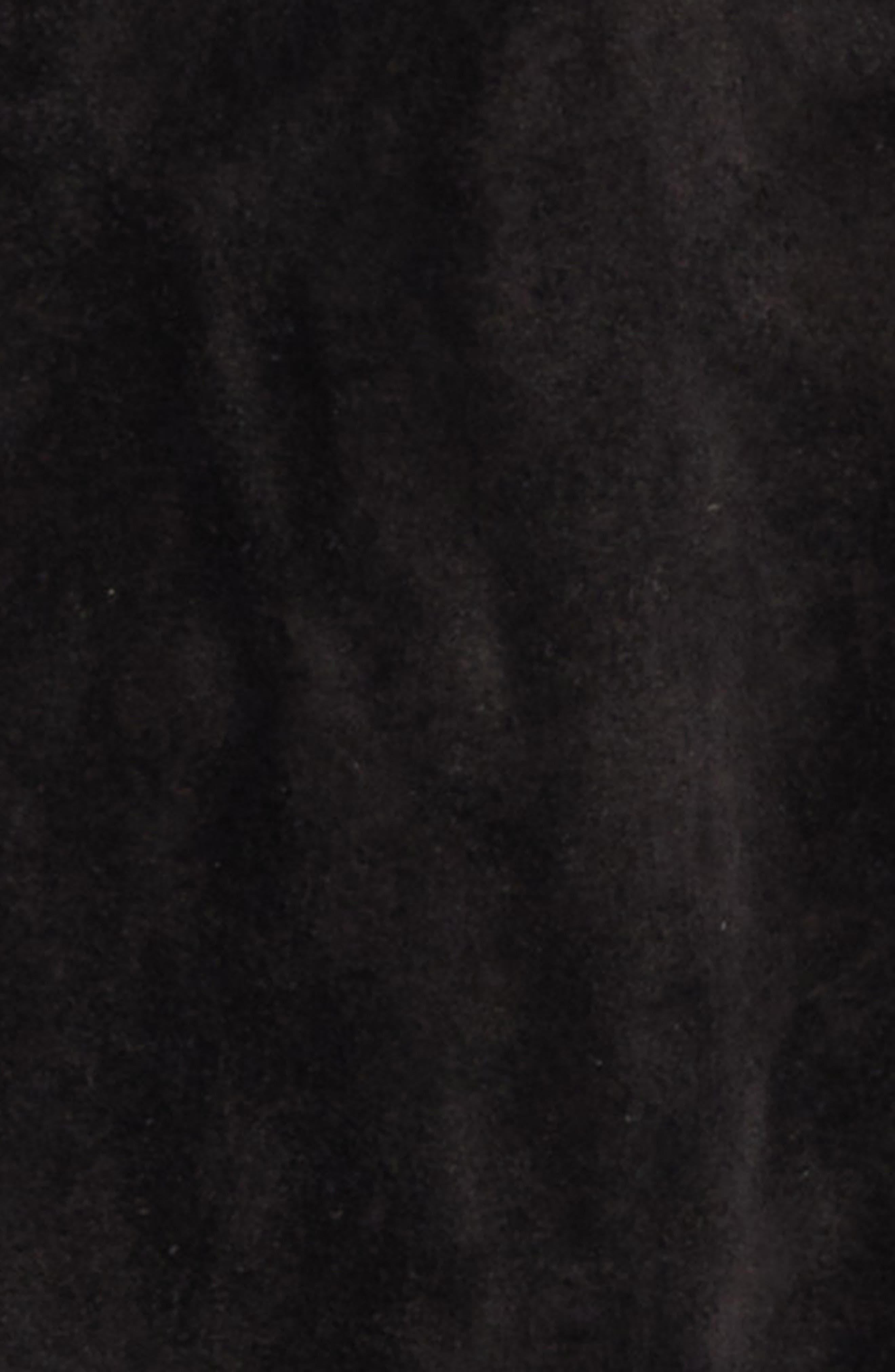 Rick Owens Suede Snap-Up Overshirt in Black at Nordstrom - 7