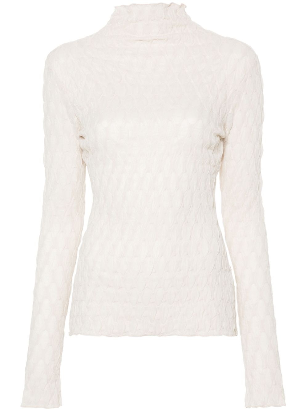 Sissil  textured jersey top - 1