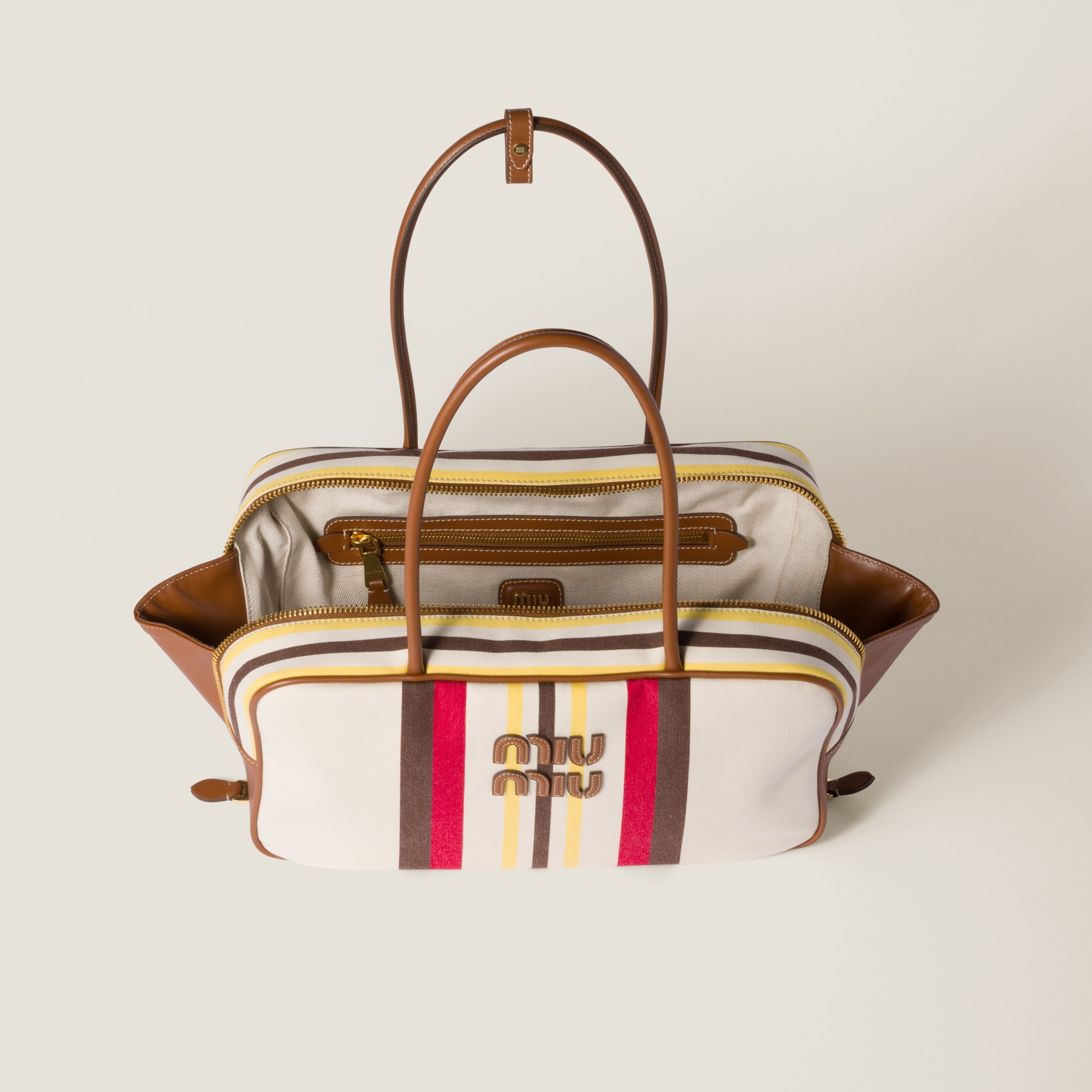 Beau canvas and leather bag - 6