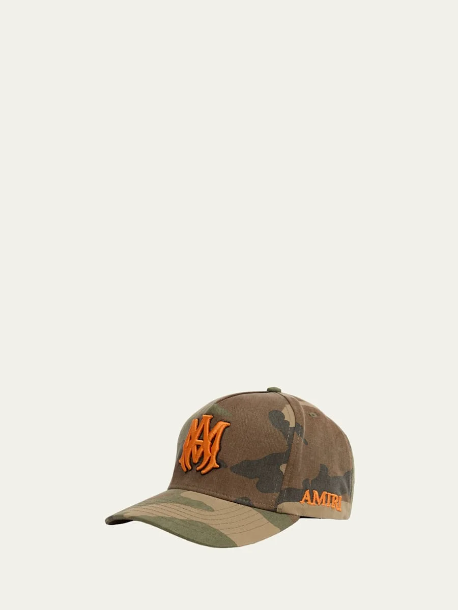 Men's MA Outline Camouflage Baseball Cap - 1