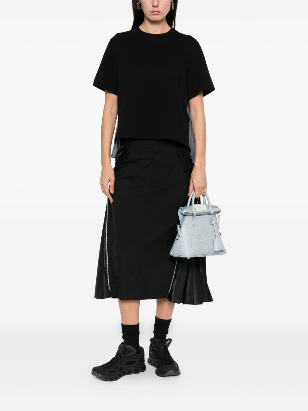 Sacai Women Mixed Cargo Skirt - 2