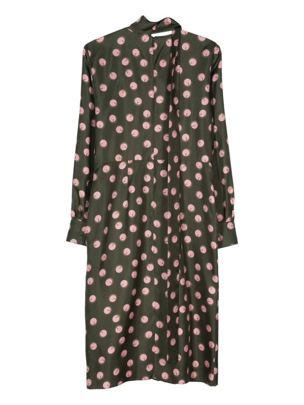 printed silk dress - 2