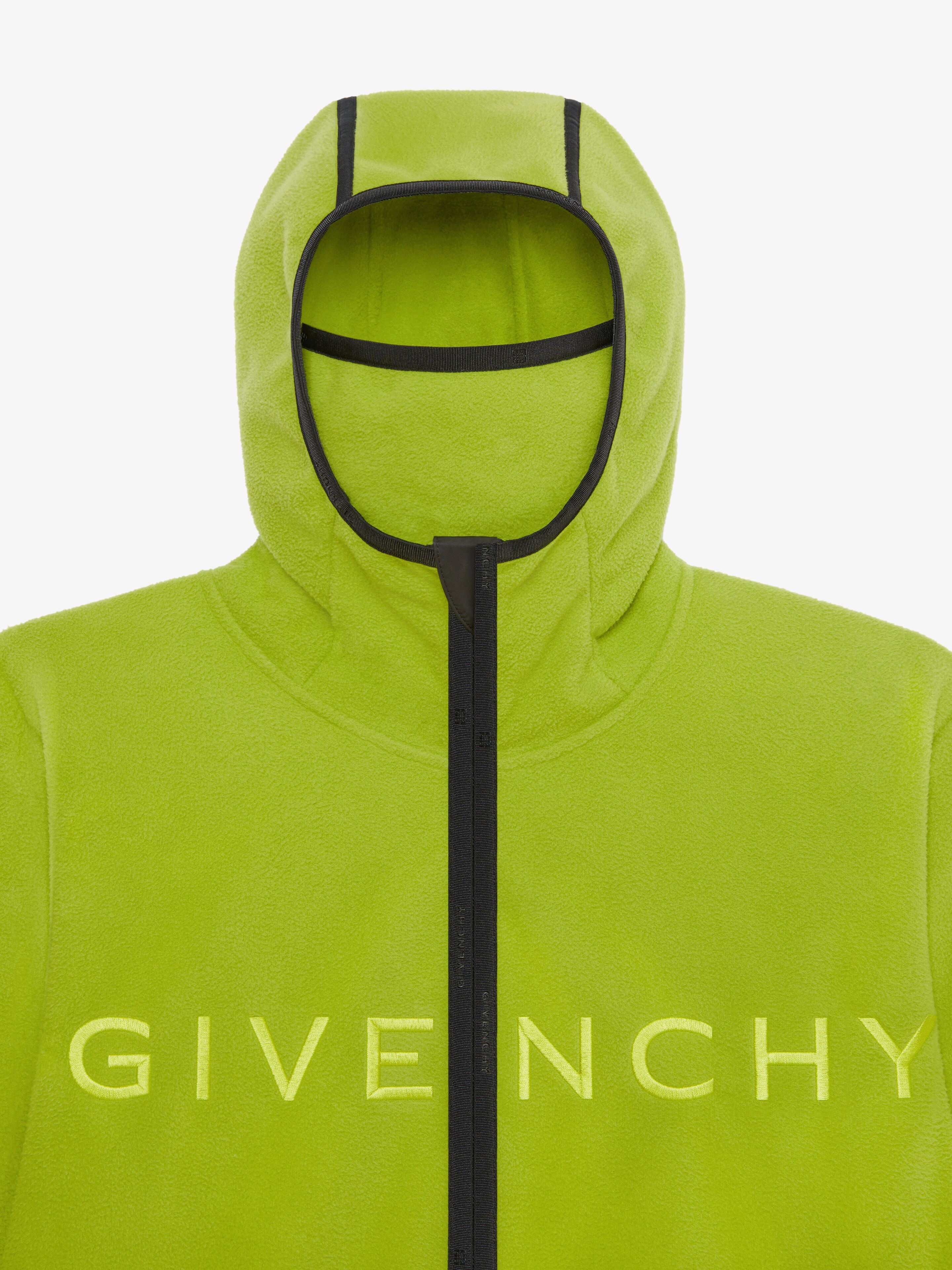 GIVENCHY FLEECE JACKET WITH HOOD - 5