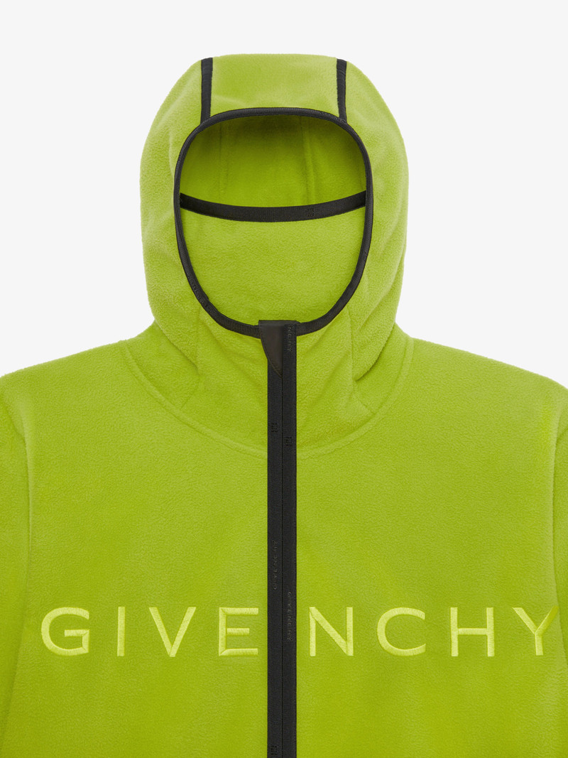GIVENCHY FLEECE JACKET WITH HOOD 5