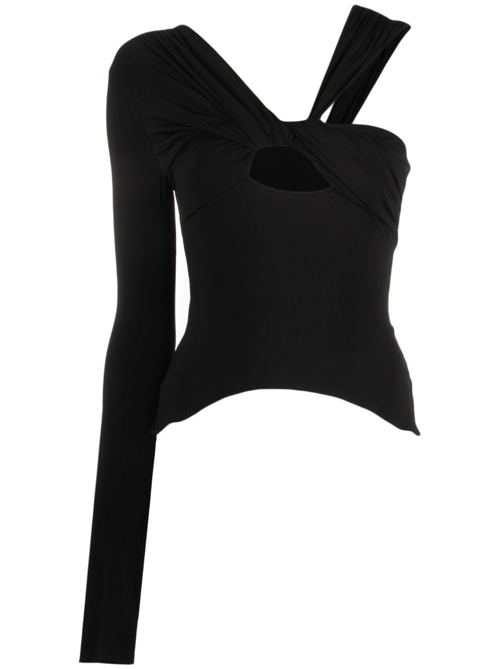 one-shoulder asymmetric top - 1