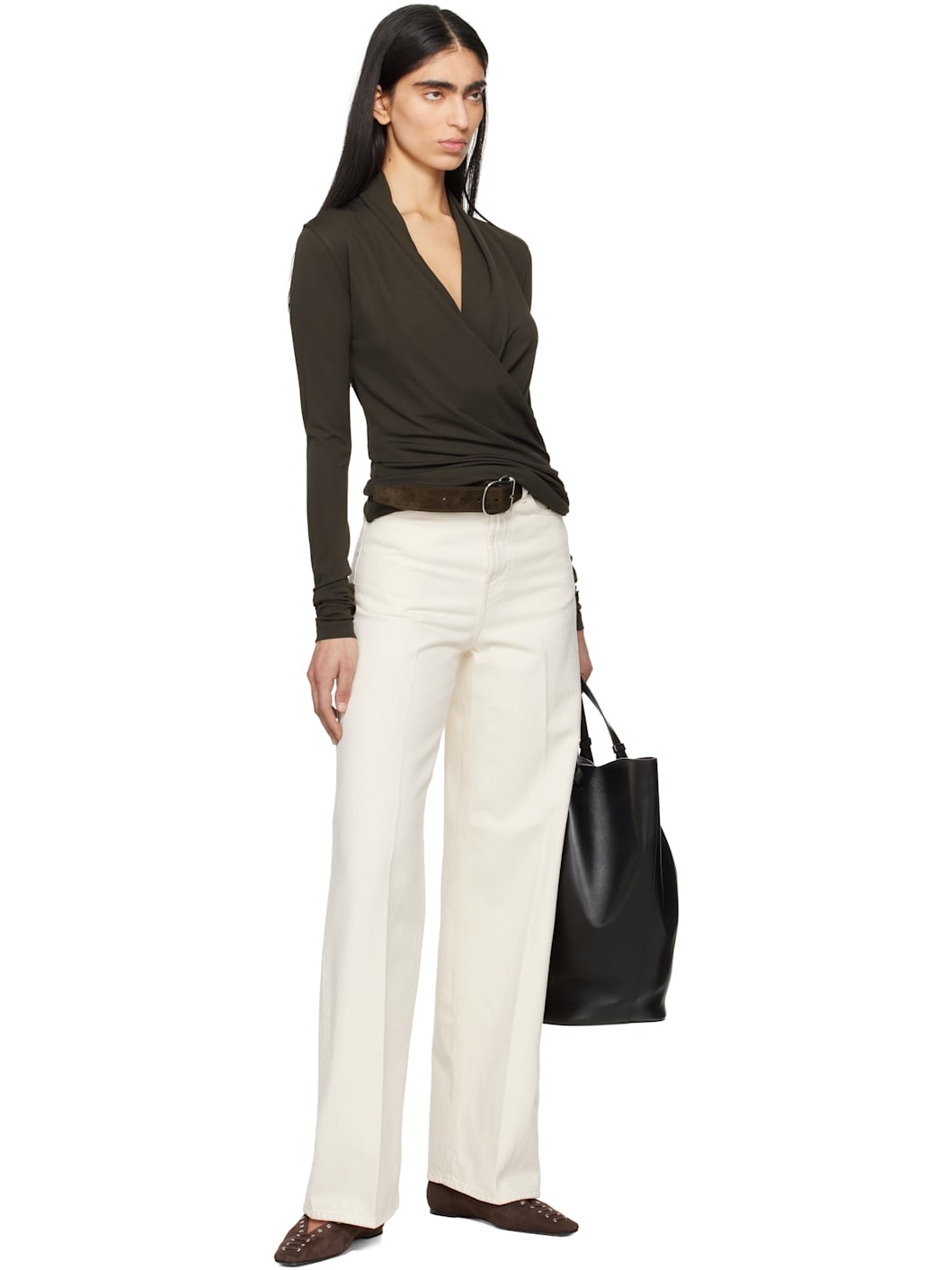 Off-White Wide Leg Jeans - 5