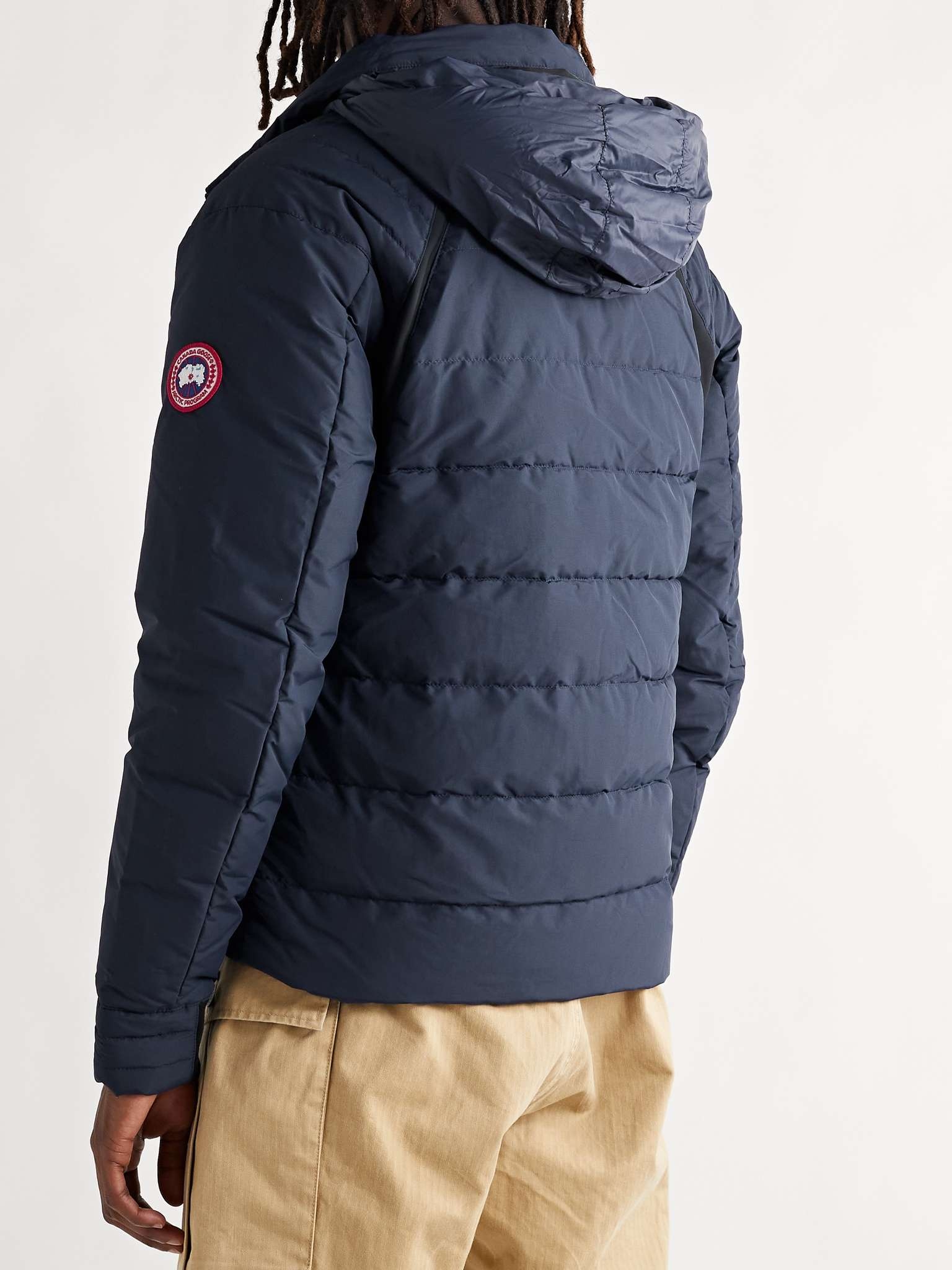 HyBridge Quilted Nylon Hooded Down Jacket - 4