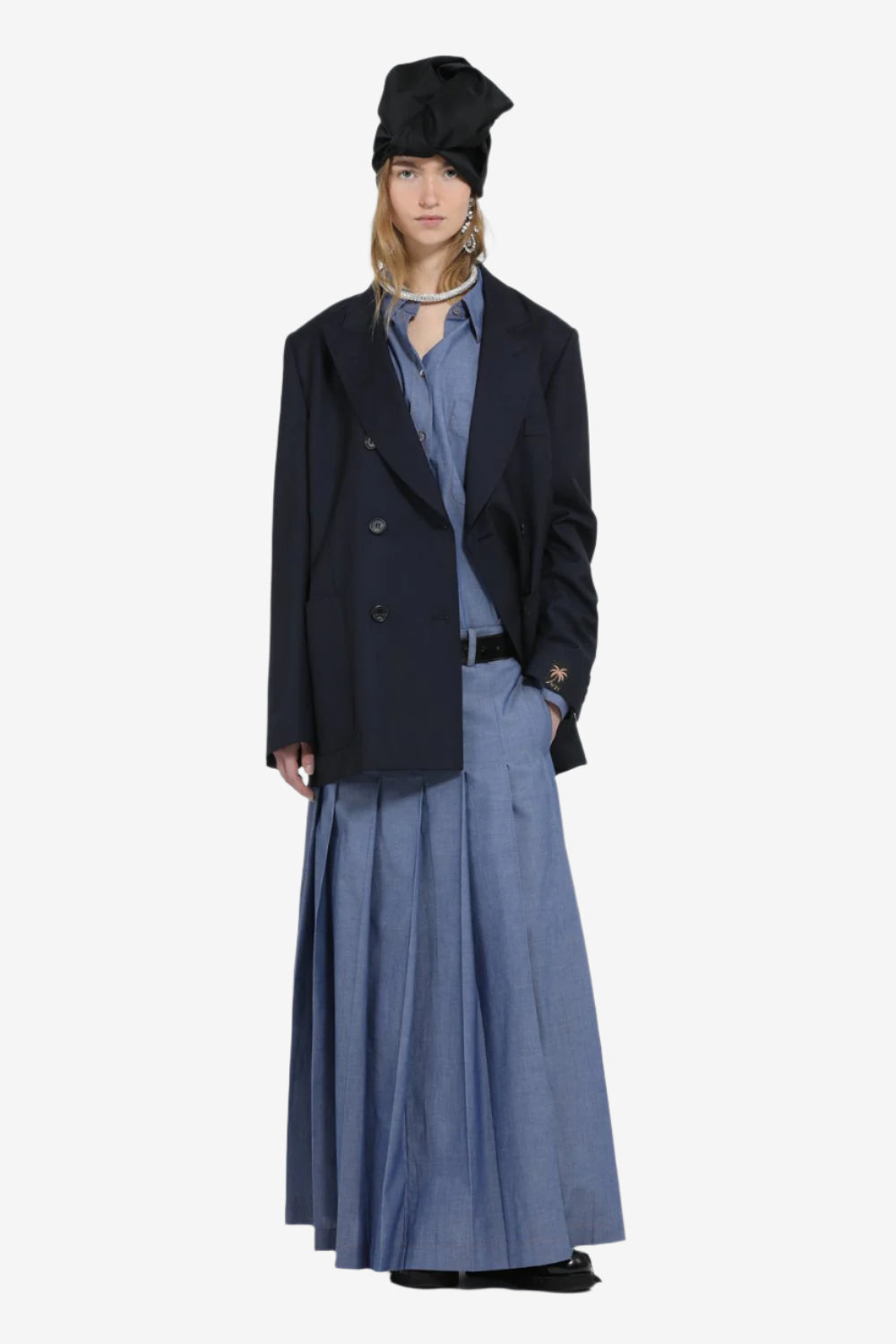MAXI SKIRT WITH PLEATS - 4