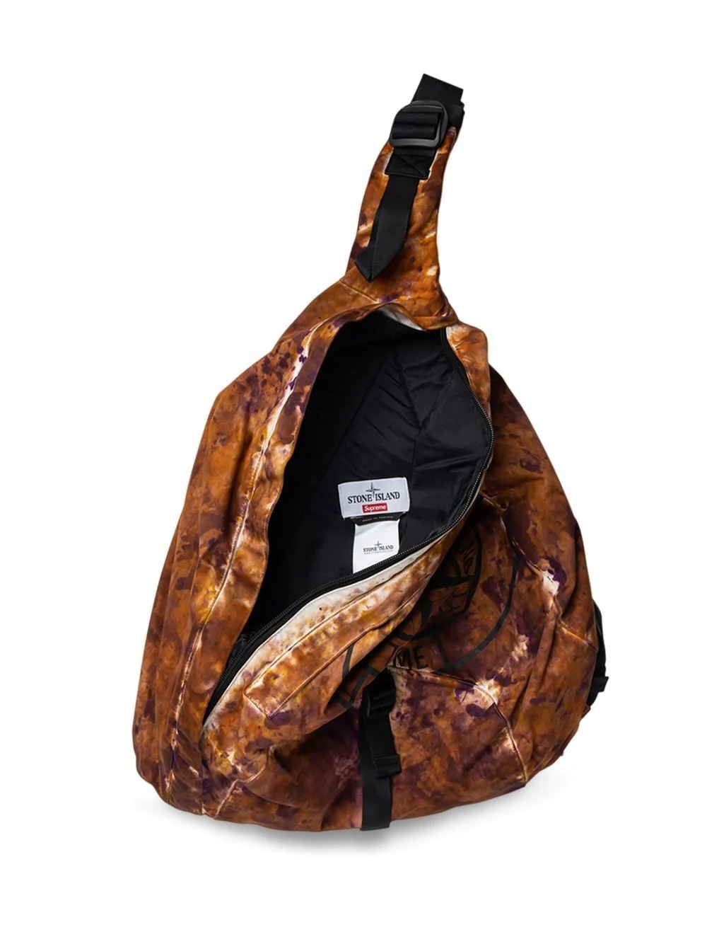 x Stone Island printed Camo shoulder bag - 3