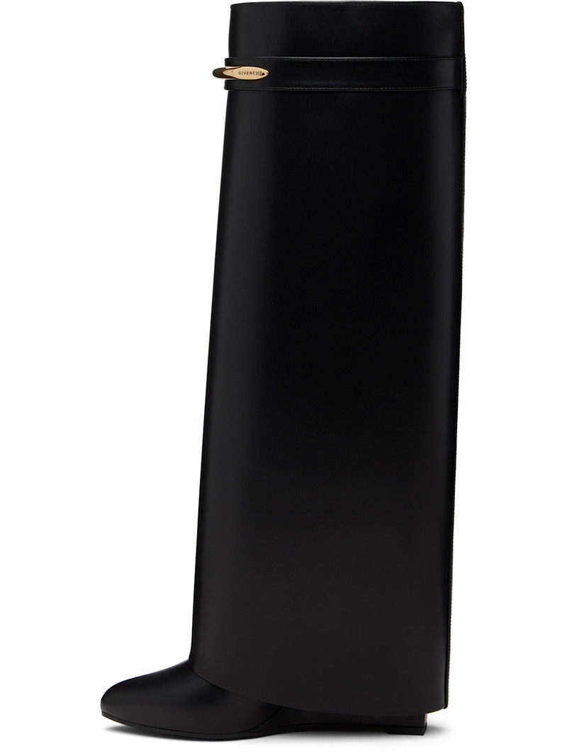 Givenchy Black Shark Pinch Tall Boots outlook