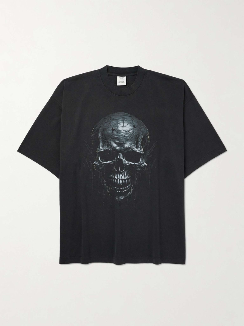 Oversized Printed Cotton-Jersey T-Shirt 1