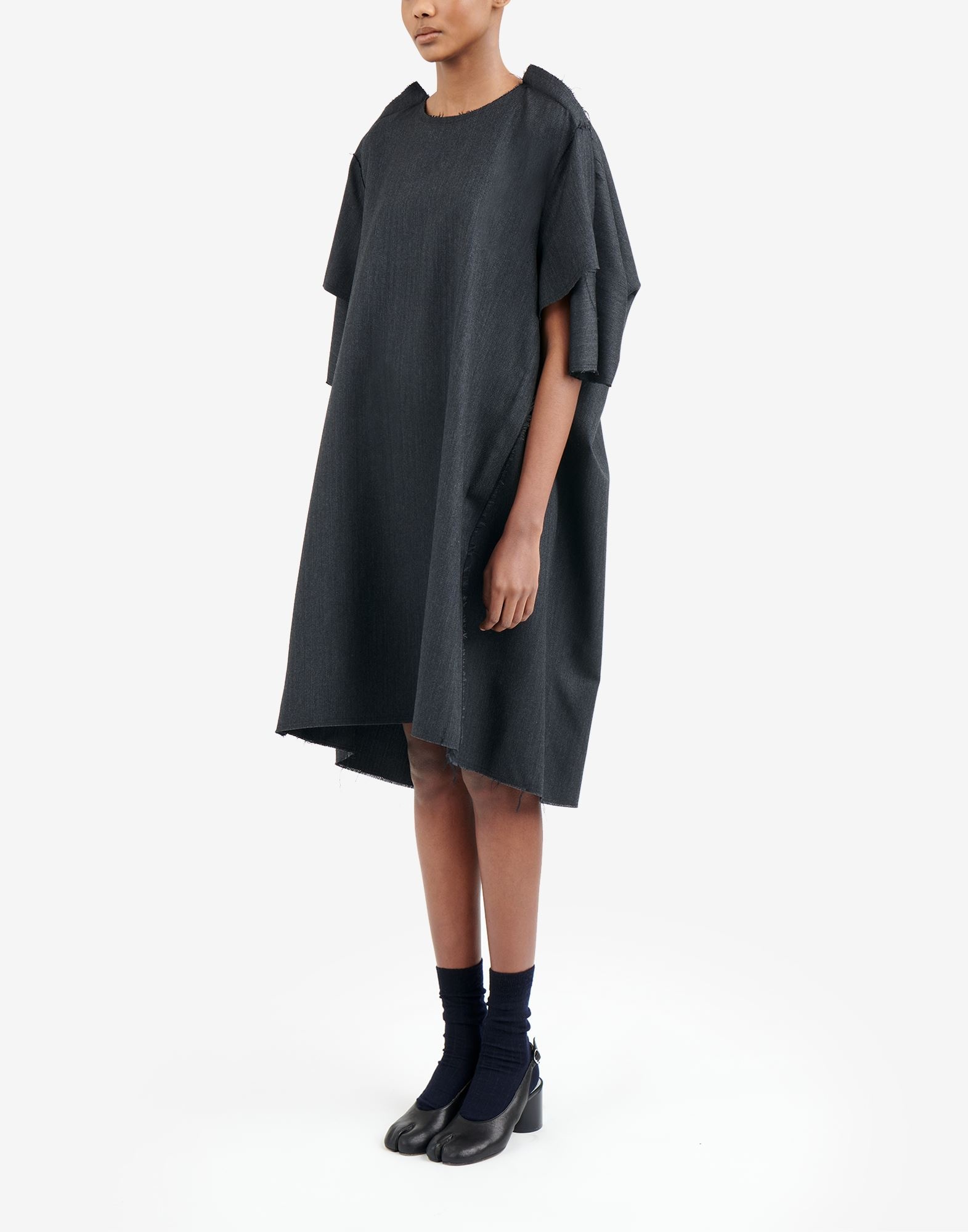 Flat pattern herringbone dress - 5