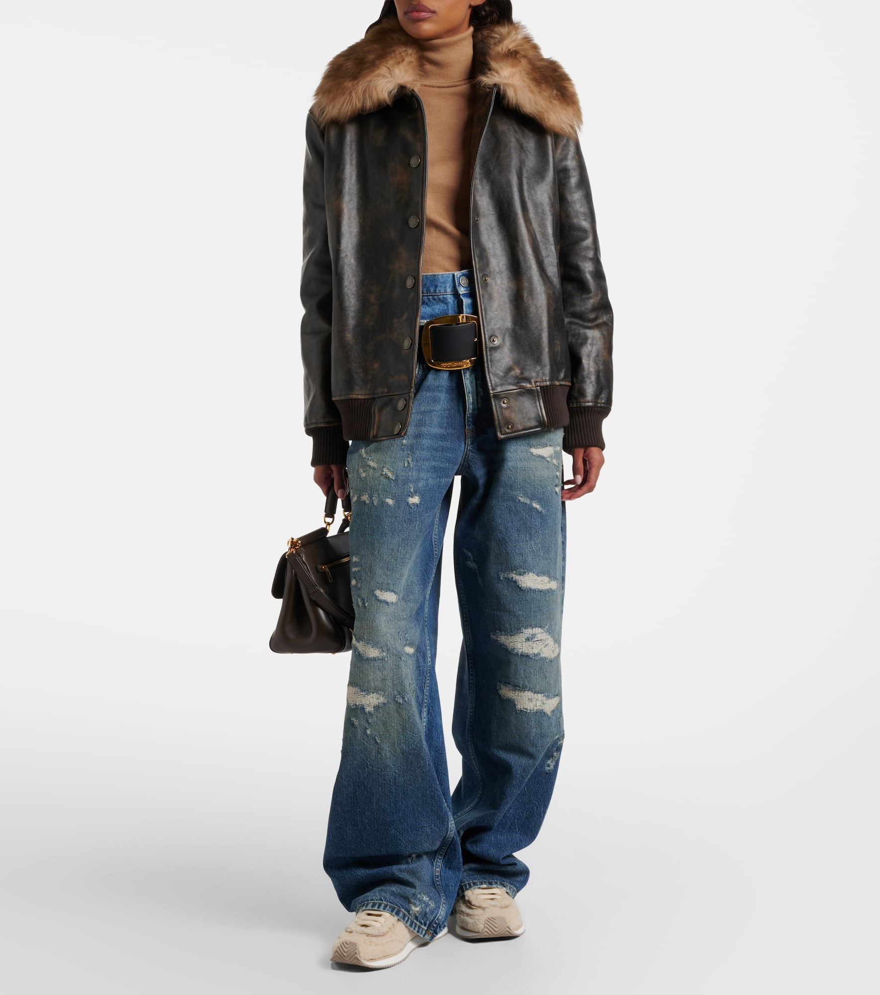 DG Cushion shearling sneakers - 3
